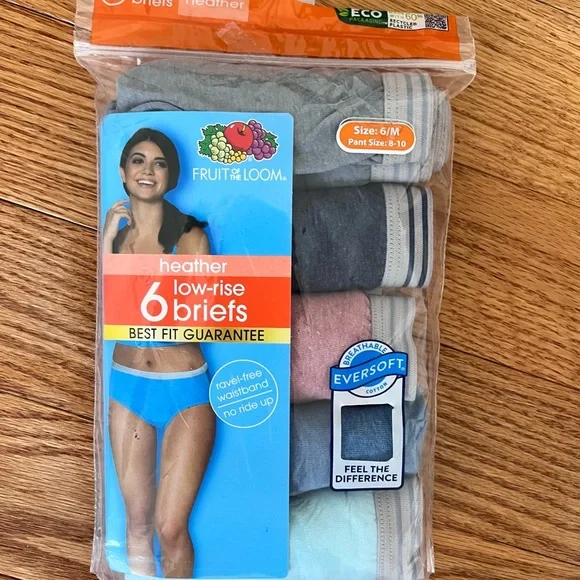 Fruit of the Loom Cotton Briefs and Hi-Cuts Set of 2 packages - Picture 7 of 7